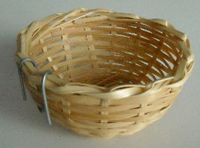 Click for a larger photo of the Canary Bamboo Nest