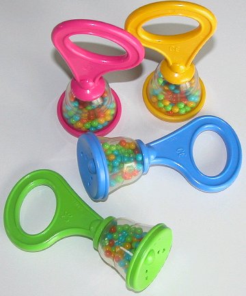 Large photo of Plastic Bell Rattles