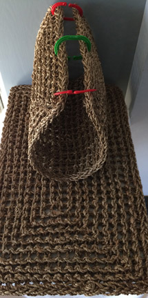 A larger photo of the Braided Sea Grass Mat