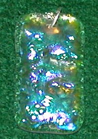 Click for a larger photo of the Clear Opal on Clear Glass Pendant 
