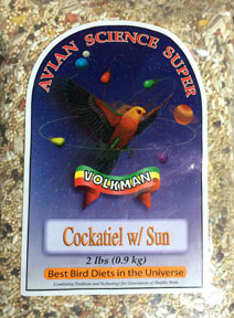 Volkman's Avian Science Super Cockatiel with Sunflower Seed Mix