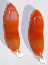 Coral Glass Feather Magnet