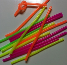 Wiggle Worm Straws