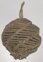 Click for larger photo of the Unpeeled Willow Spiral Hanging Toy