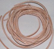 Veggie-tanned Leather strips