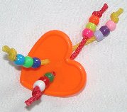 Large photo of "Beaded Heart" Talon Toy