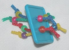 Large photo of "Beaded Square" Talon Toy